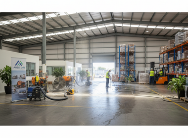 Australian Businesses Achieve Rapid Water Damage Recovery and Enhanced Site Efficiency