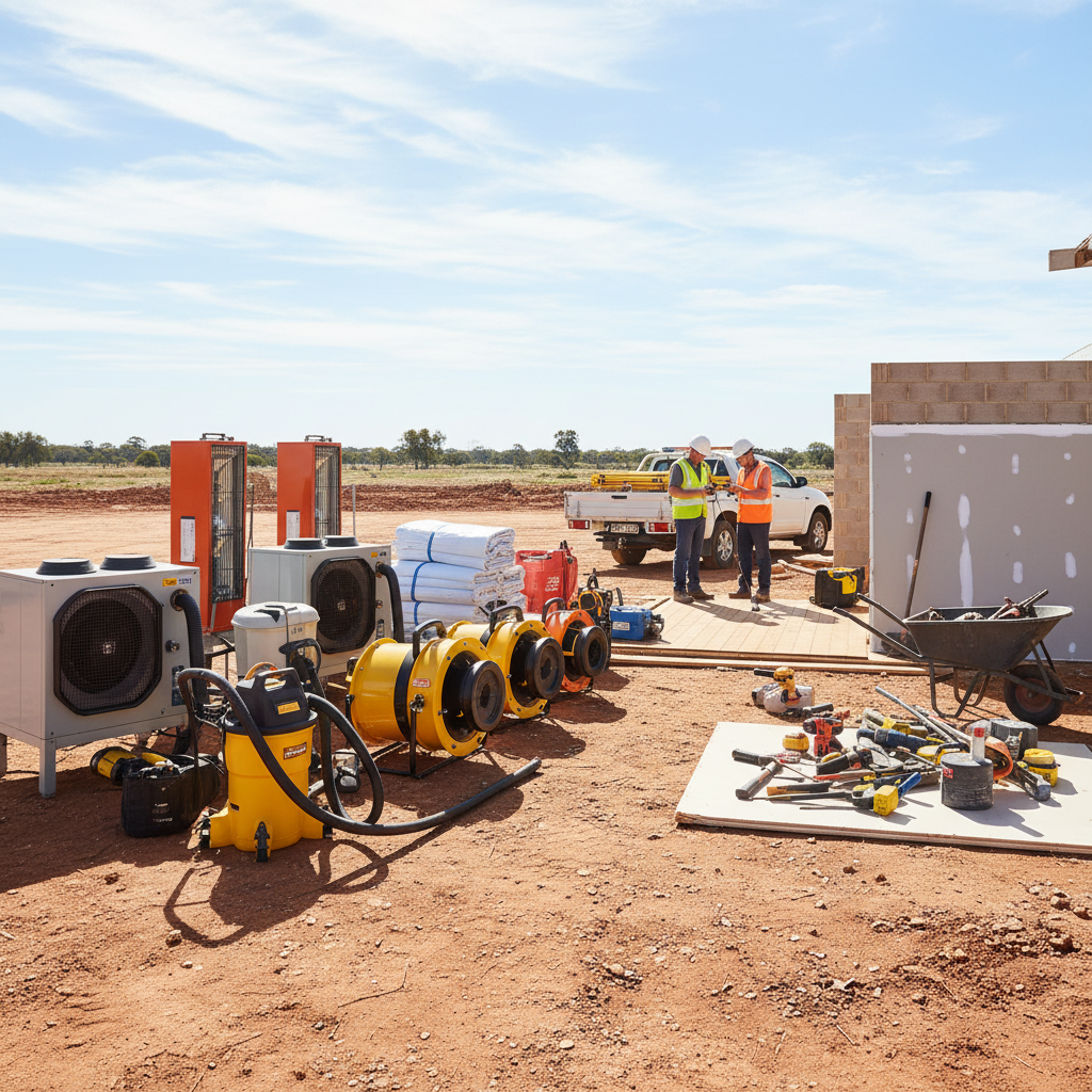 Essential Equipment for Effective Water Damage Recovery and Construction Efficiency in Australia