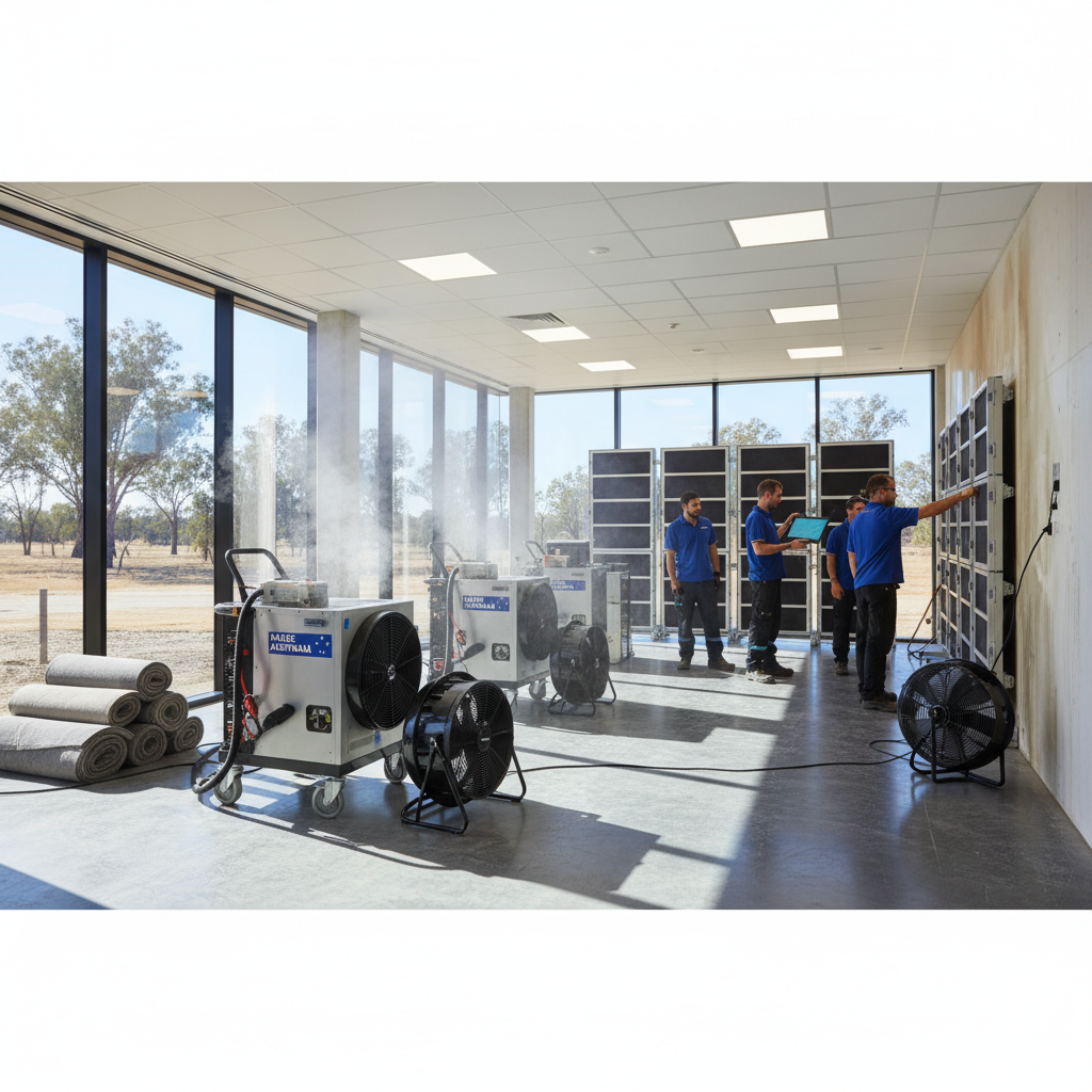 Australian businesses achieve rapid recovery from water damage with advanced restoration tools