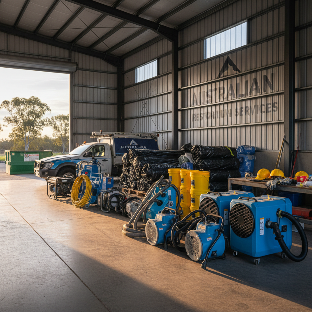 Essential Equipment for Water Damage Restoration and Property Maintenance in Australia