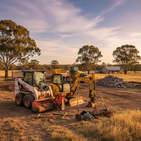 Essential Equipment for Australian Property Restoration and Earthmoving Projects