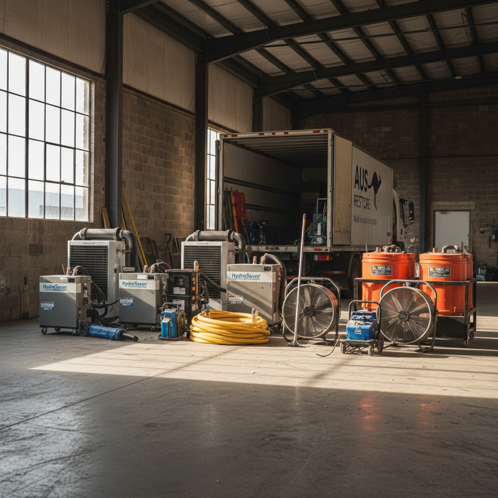 Essential equipment for Australian water damage restoration and commercial dehumidification