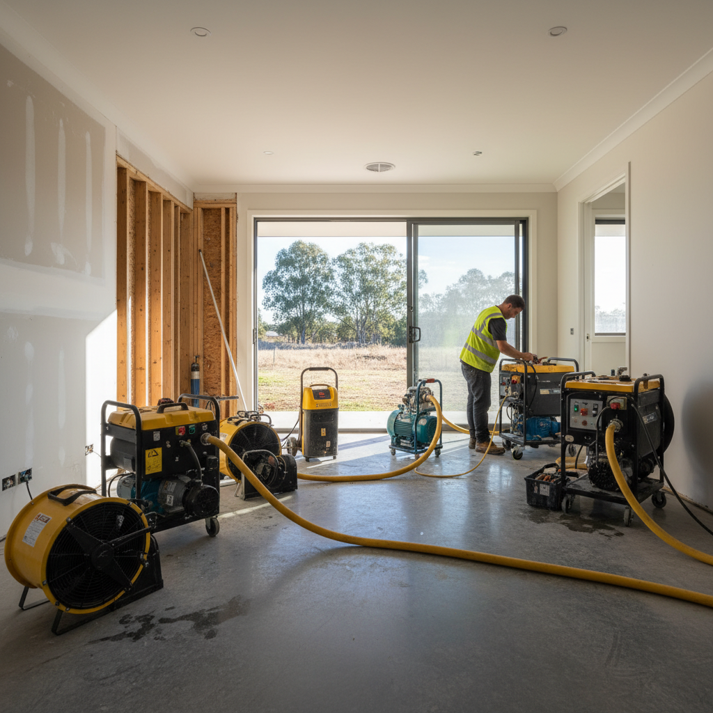 Reliable equipment solutions for water damage and moisture control in Australia