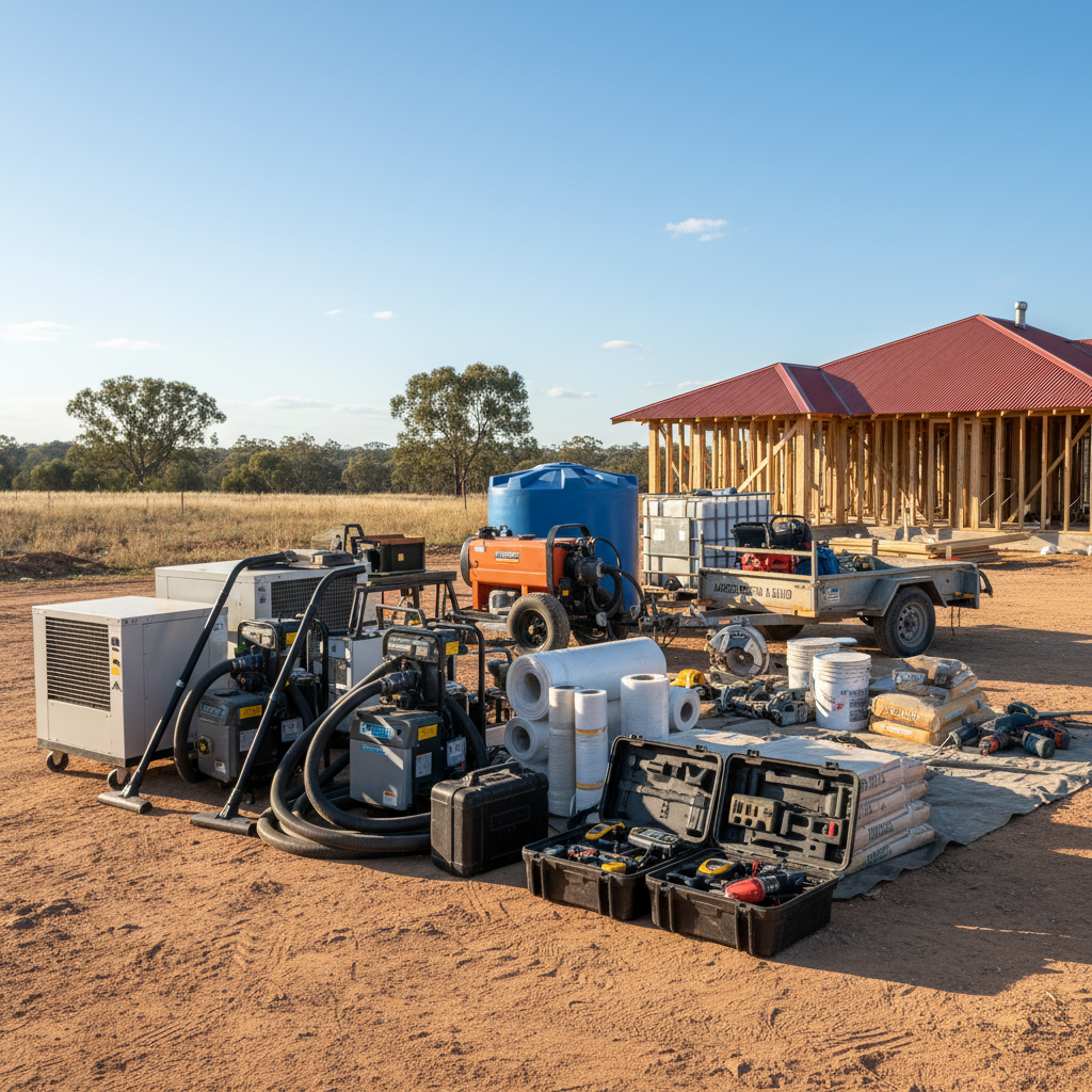 Essential Equipment for Australian Water Damage Restoration and Construction Projects