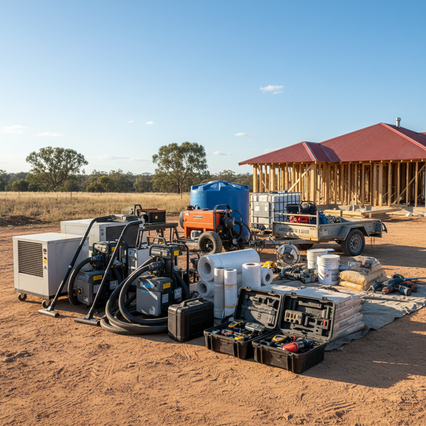 Essential Equipment for Australian Water Damage Restoration and Construction Projects