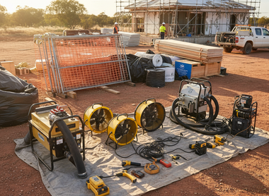 Essential Equipment for Australian Water Damage Restoration and Construction Projects