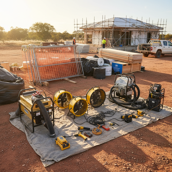 Essential Equipment for Australian Water Damage Restoration and Construction Projects