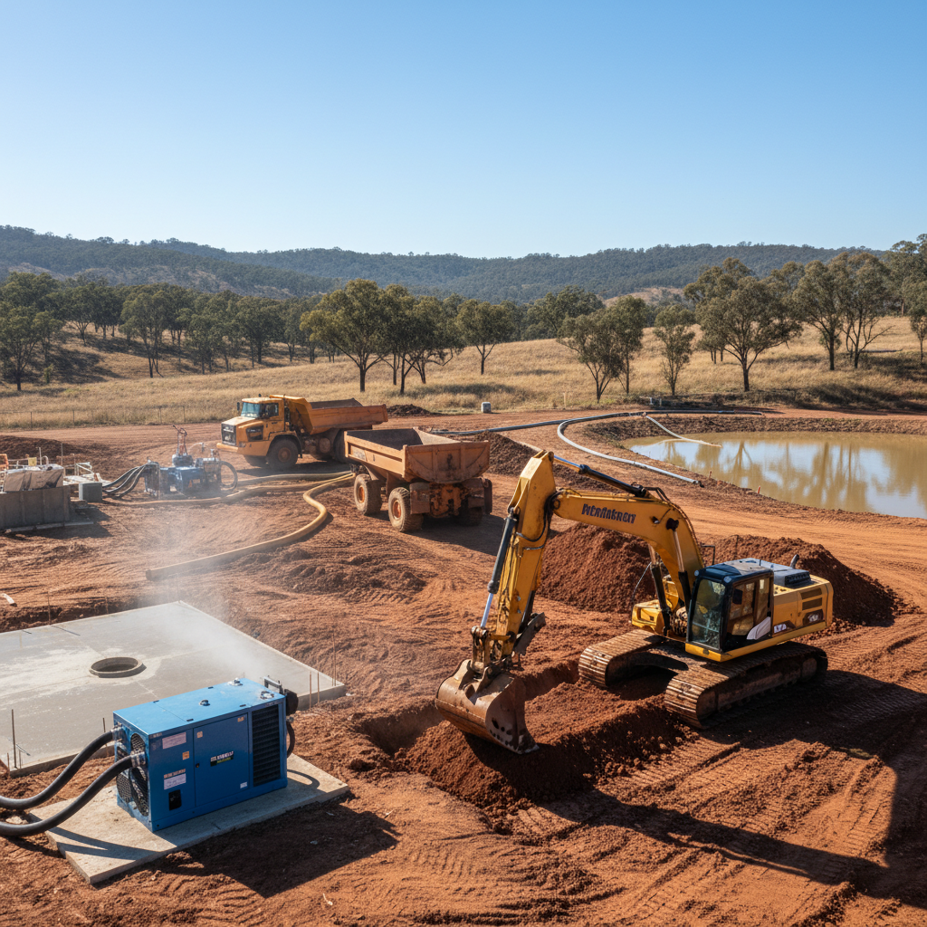 Essential Equipment Solutions for Australian Businesses Managing Moisture and Earthmoving Projects
