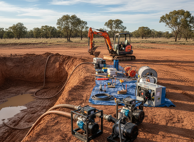 Essential equipment for managing Australian water damage and enhancing excavation efficiency