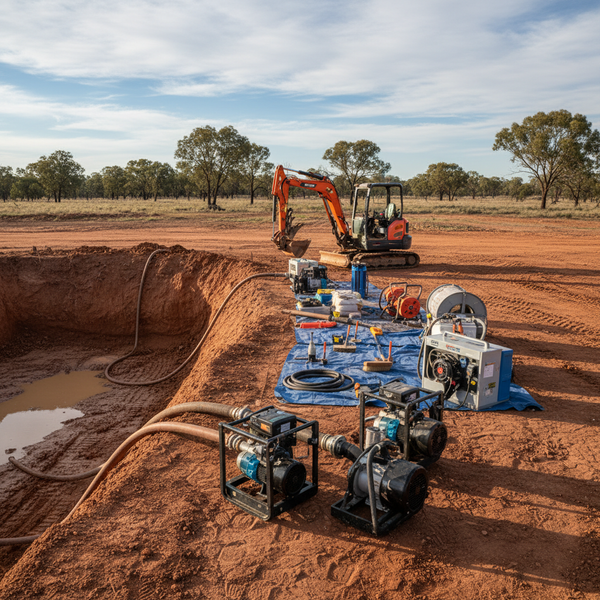 Essential equipment for managing Australian water damage and enhancing excavation efficiency