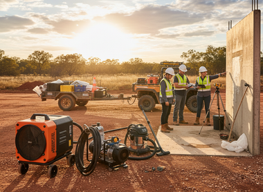 Essential Equipment for Australian Businesses Tackling Water Damage and Site Work