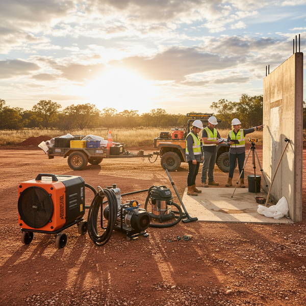 Essential Equipment for Australian Businesses Tackling Water Damage and Site Work