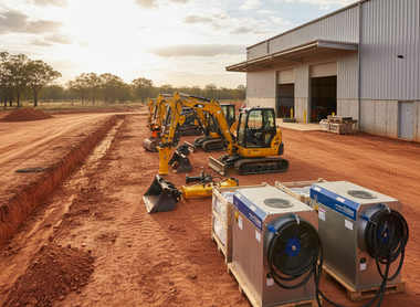 Boosting Australian commercial resilience with powerful dehumidifiers and versatile excavation tools
