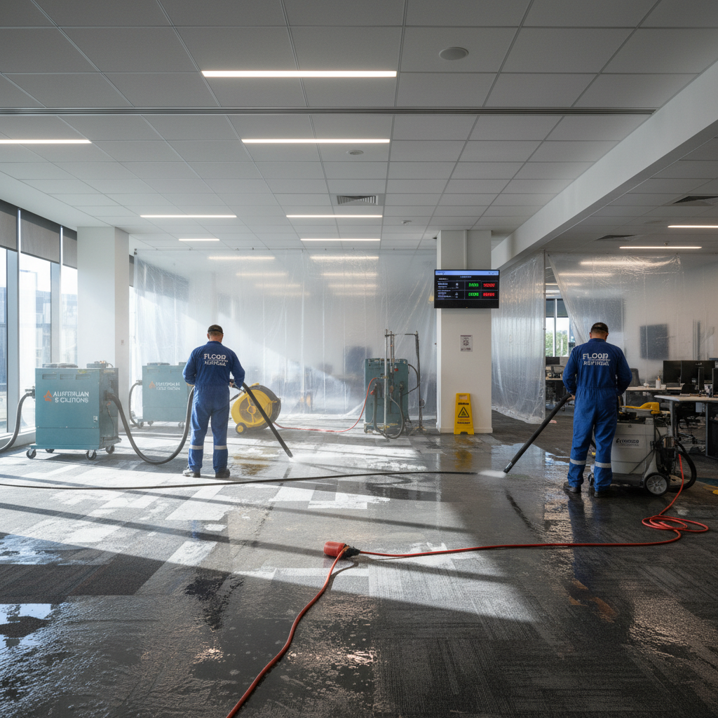 How Australian Businesses Efficiently Manage Moisture and Restore Properties After Water Damage