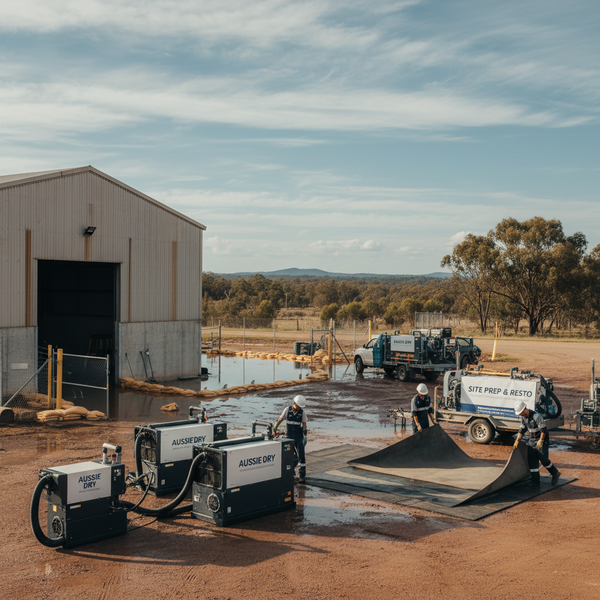 Equipping Australian businesses for effective water damage restoration and site preparation