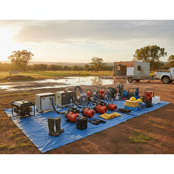 Navigating Australia's essential equipment for water damage recovery and efficient site work