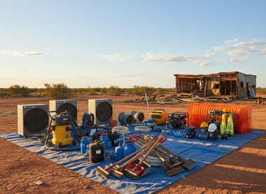 Essential equipment solutions for Australian water damage restoration and site preparation
