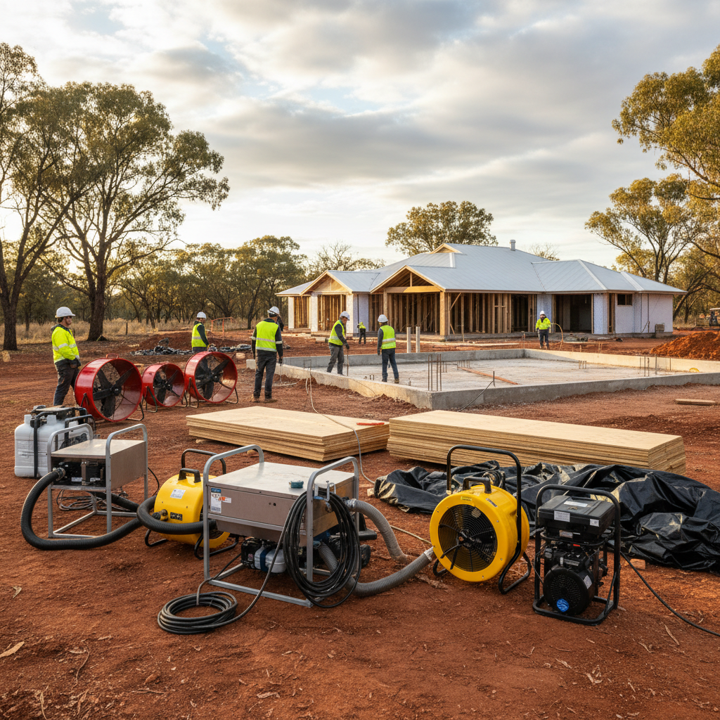 Safeguarding Australian Properties with Leading Restoration Drying and Site Preparation Gear
