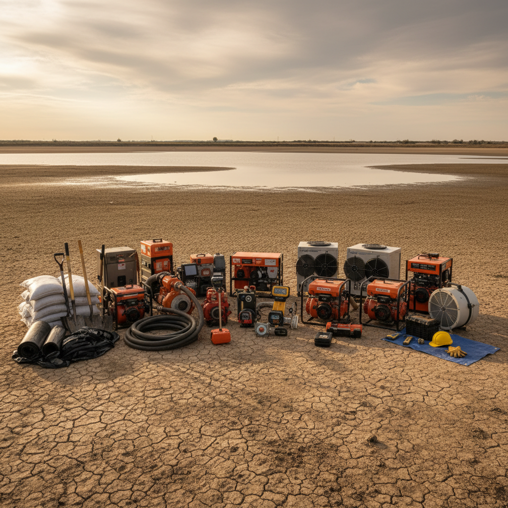 Essential equipment for managing Australian water damage and site preparation