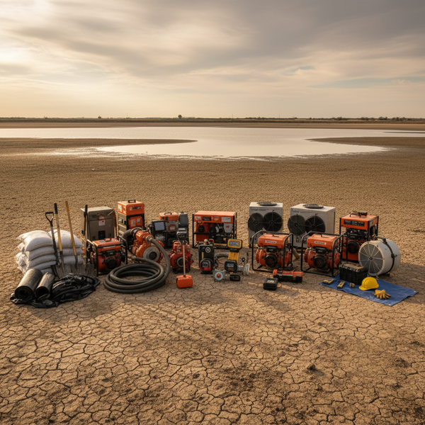 Essential equipment for managing Australian water damage and site preparation