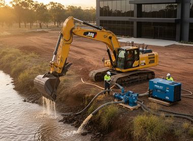 Leading Australian businesses choose superior equipment for water damage and earthmoving tasks