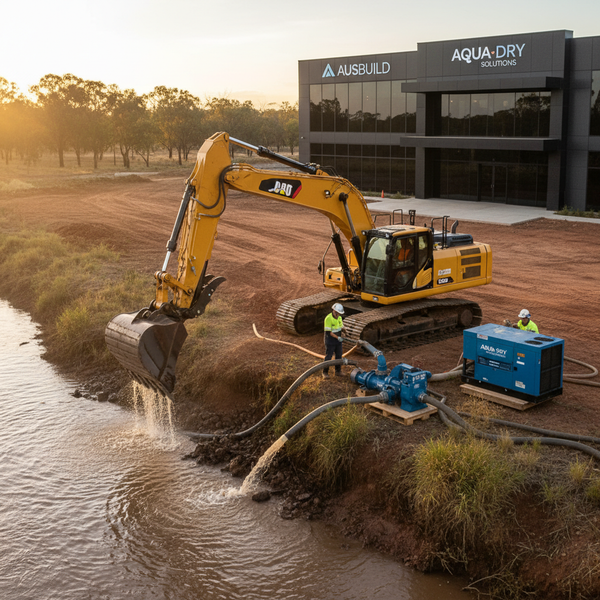 Leading Australian businesses choose superior equipment for water damage and earthmoving tasks