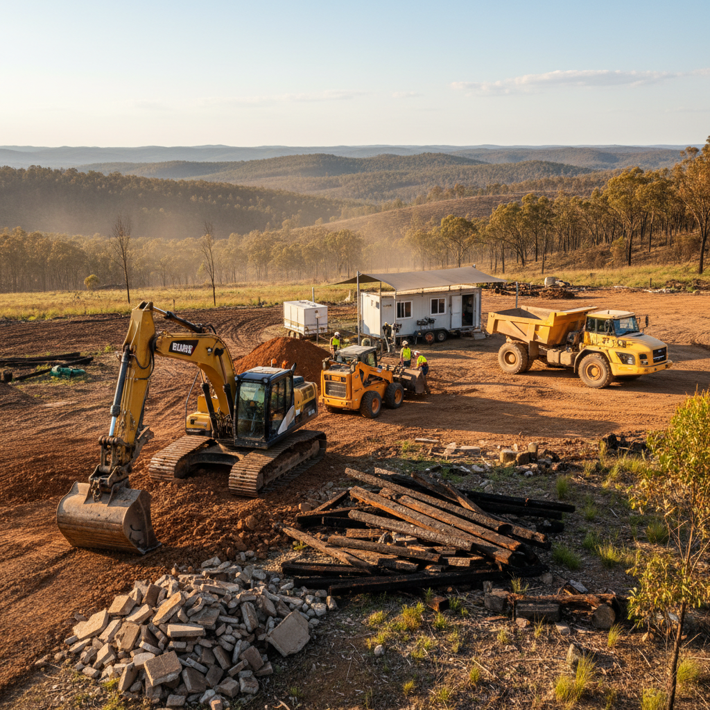 Essential Equipment Solutions for Australian Property Recovery and Earthmoving Projects