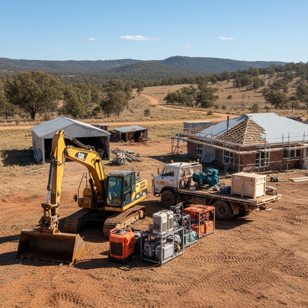 Essential equipment solutions for Australian property restoration and heavy machinery needs