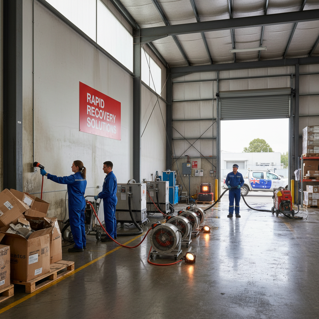 Australian businesses protect properties and expedite recovery with essential restoration tools