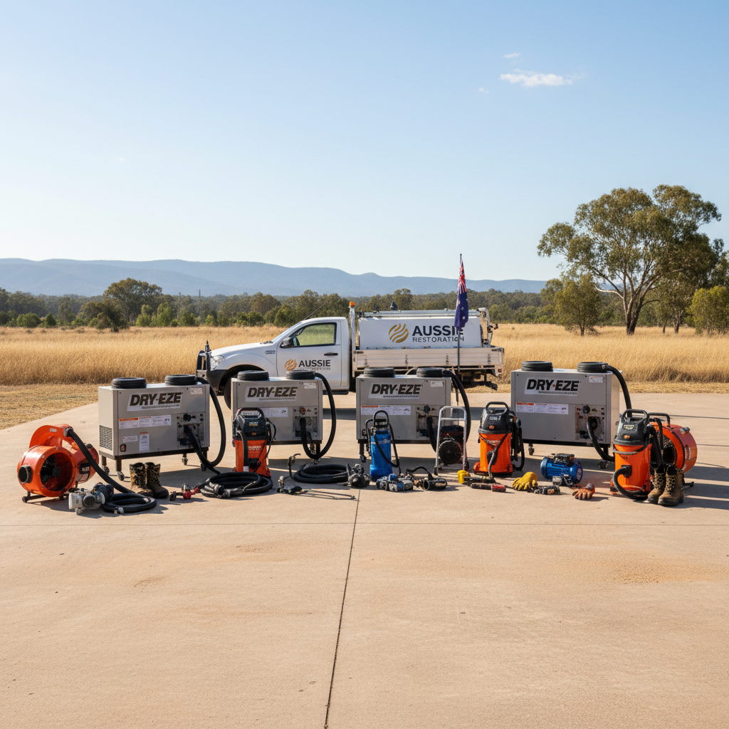 Essential equipment for tackling water damage and boosting productivity across Australia