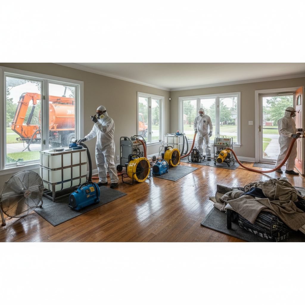 Essential equipment solutions for effective water damage recovery and humidity control across