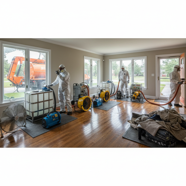 Essential equipment solutions for effective water damage recovery and humidity control across
