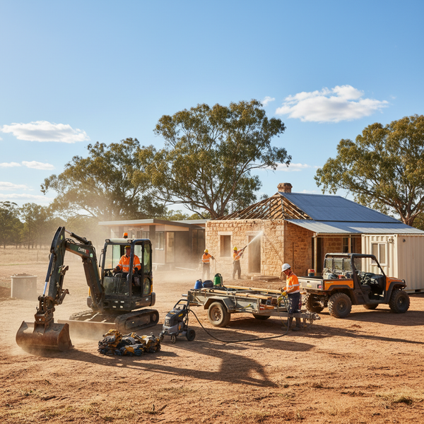 Optimising Australian property restoration and site work with essential equipment solutions