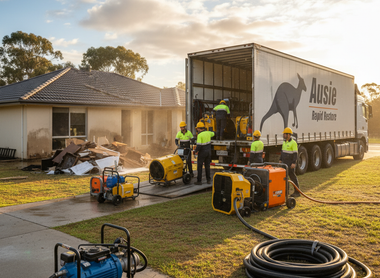 Streamlining Australian Water Damage Restoration with Essential Equipment and Machinery