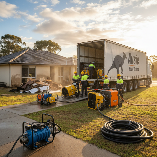 Streamlining Australian Water Damage Restoration with Essential Equipment and Machinery