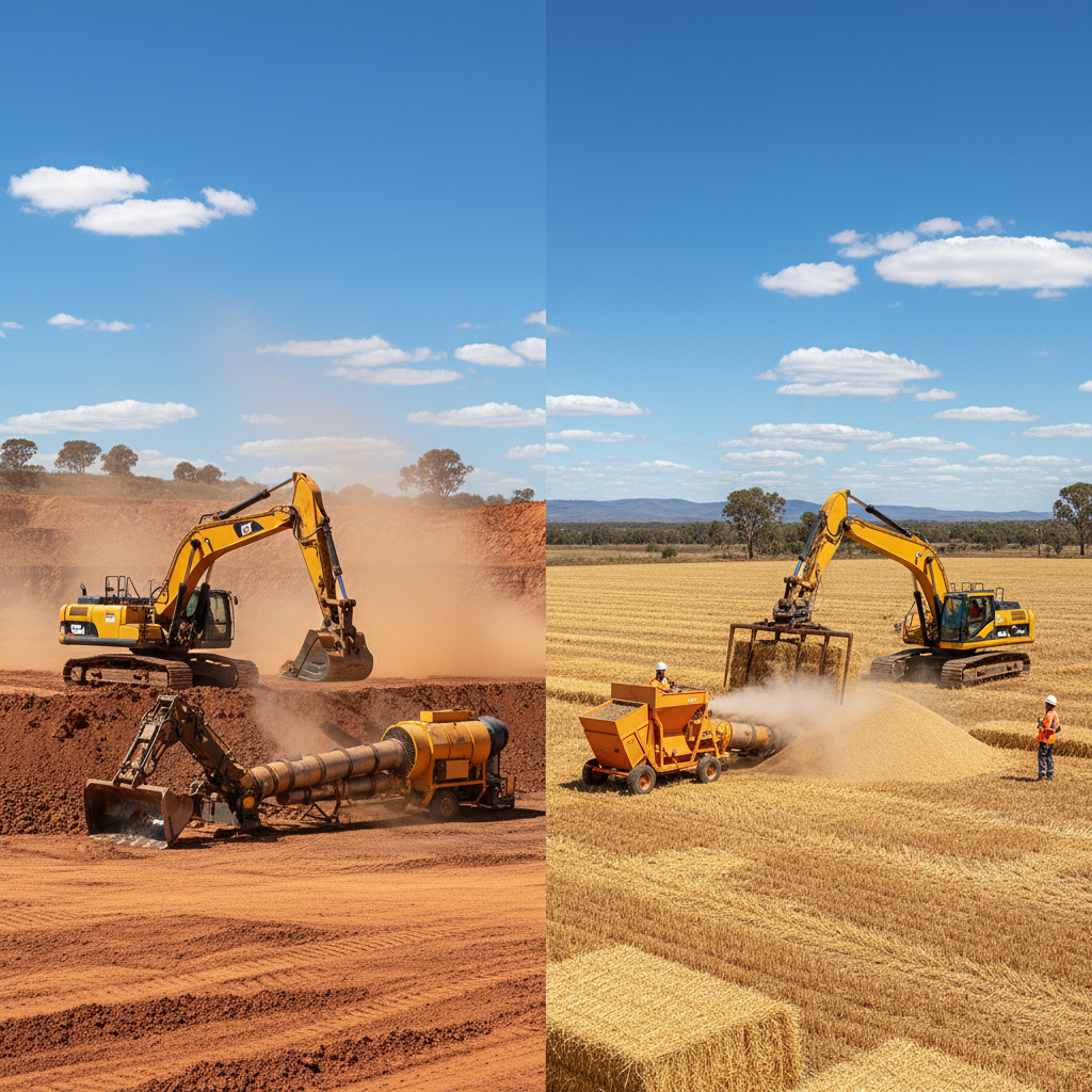 Boosting productivity across Australian industries with commercial drying and versatile excavators