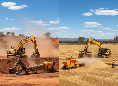 Boosting productivity across Australian industries with commercial drying and versatile excavators