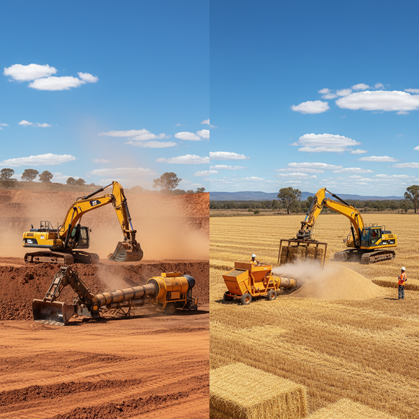 Boosting productivity across Australian industries with commercial drying and versatile excavators