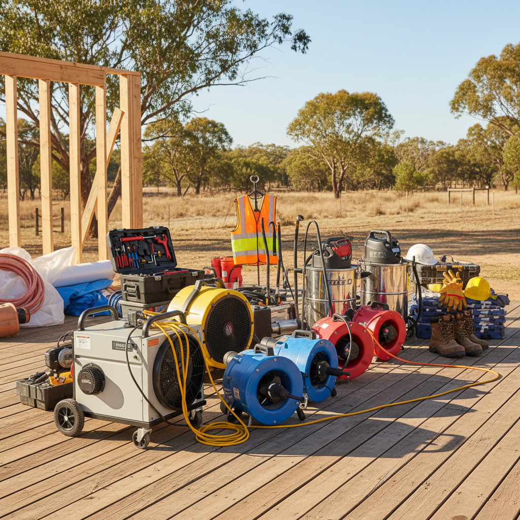 Essential Equipment for Australian Water Damage Restoration and Construction Projects