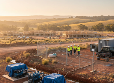 Equipping Australian Projects: Mastering Water Damage, Security & Site Challenges