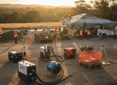 Essential equipment empowering Australian businesses for effective property restoration and site