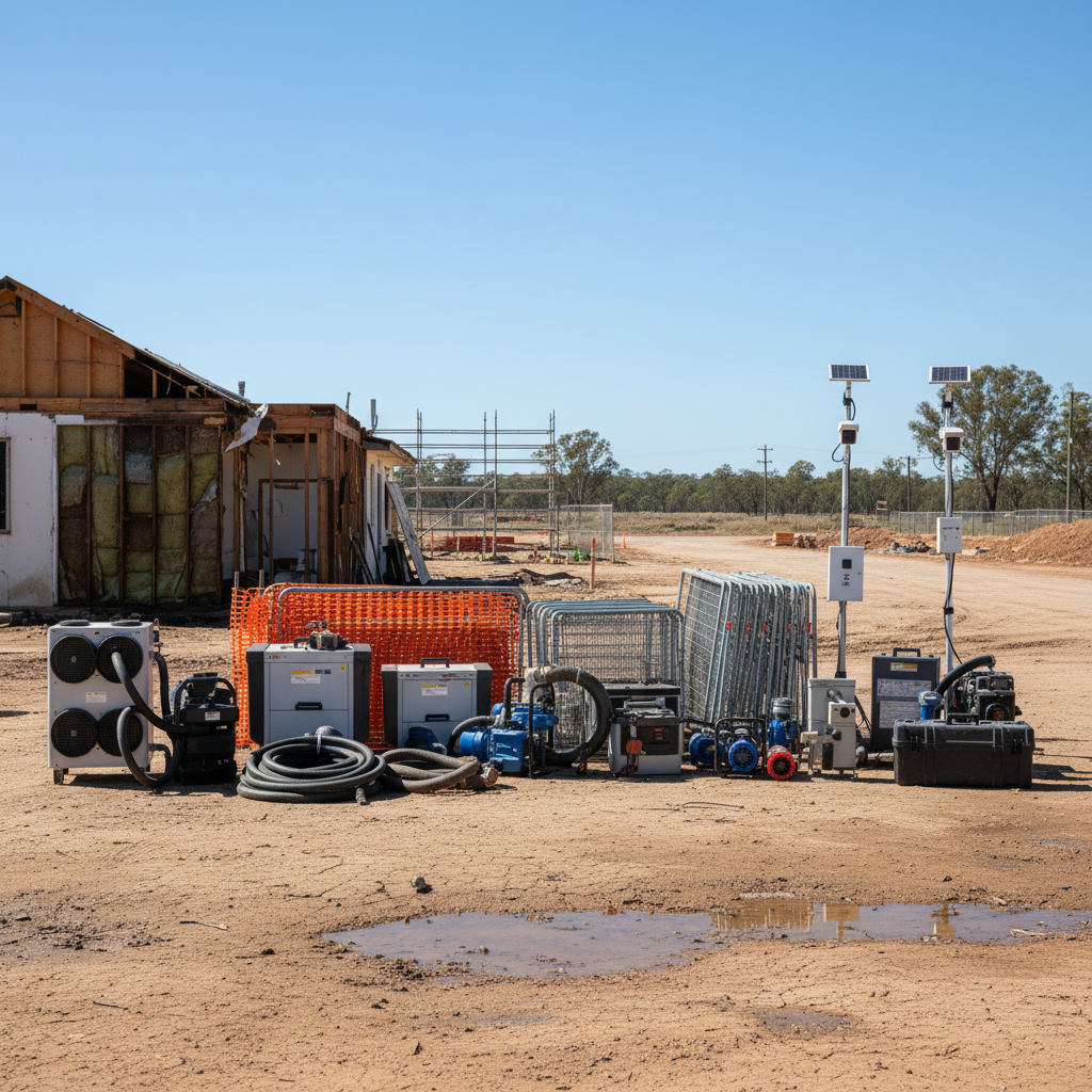 From Water Damage to Site Security: Essential Australian Equipment