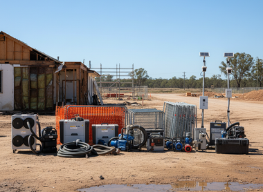 From Water Damage to Site Security: Essential Australian Equipment