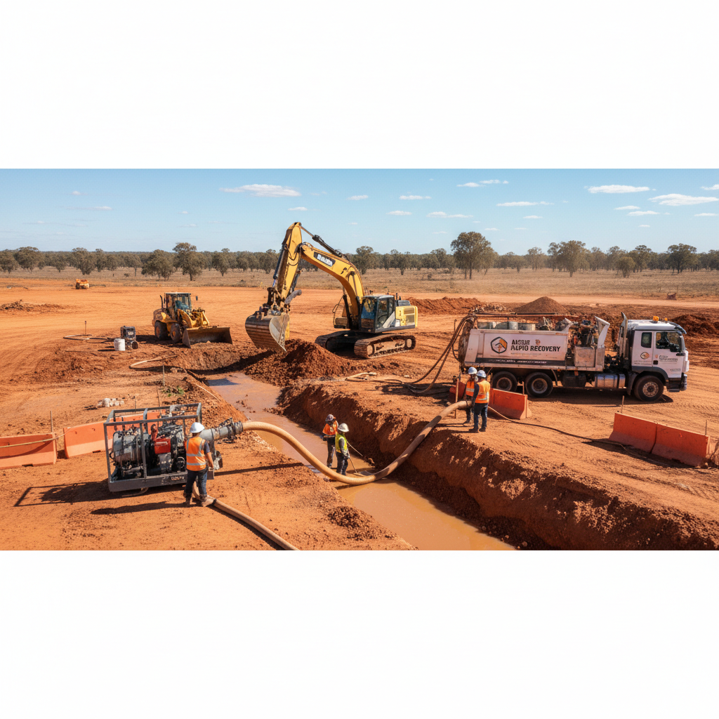 How Australian businesses enhance efficiency in water damage recovery and earthmoving operations