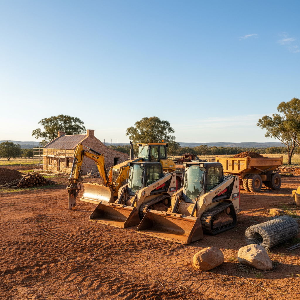 Essential Equipment for Australian Property Restoration and Earthmoving Projects