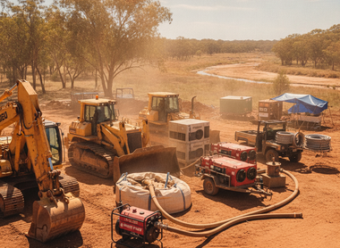 Essential Equipment for Australian Businesses Tackling Water Damage and Earthmoving Projects