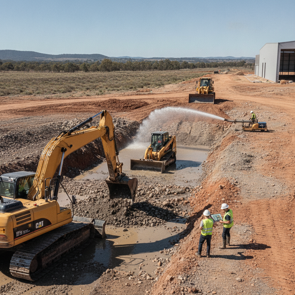 Australian enterprises tackle water damage and earthmoving with leading equipment