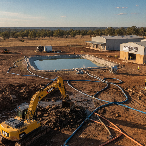 Equipping Australian Businesses for Effective Water Damage Recovery and Earthmoving Efficiency