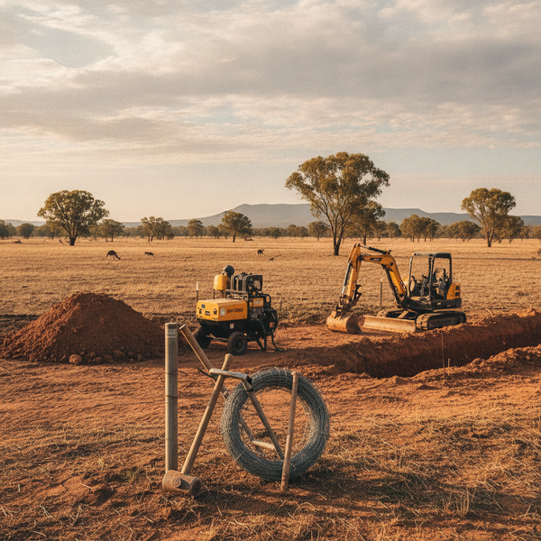 Strategic Equipment Selection: Australian Insights for Drying, Fencing, and Excavation