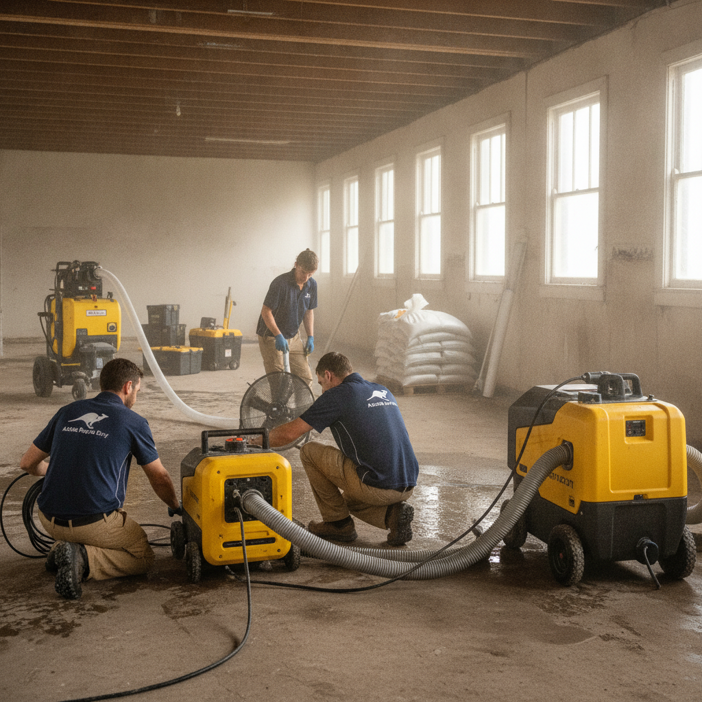 Australian restoration professionals rely on robust equipment for effective water damage recovery